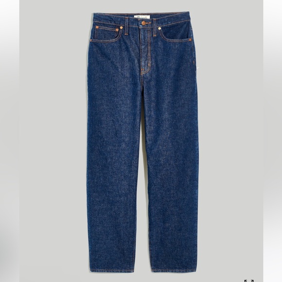 Blue Ankle Cropped High-Waisted Jeans - Picture 4 of 9